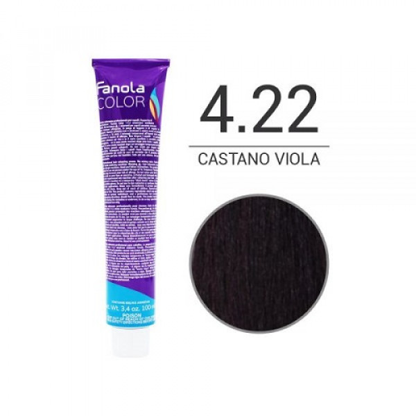 Colorazione in Crema 4.22 castano viola - FANOLA - 100ml