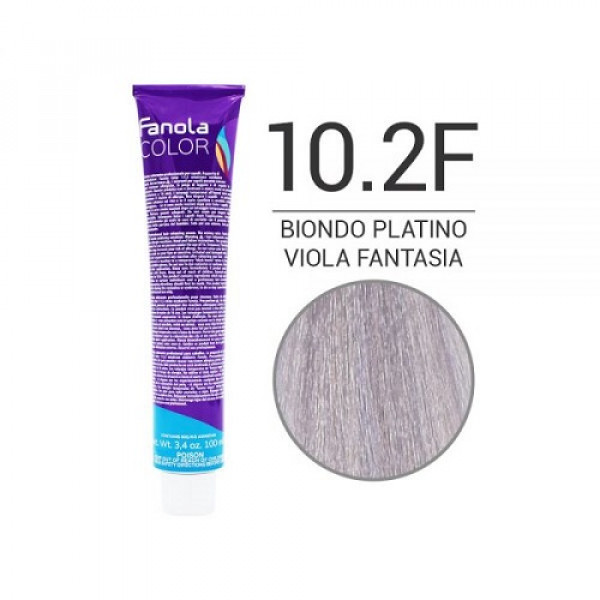Colorazione in Crema 10.2F biondo platino viola fantasia- FANOLA - 100ml
