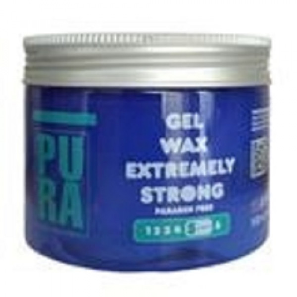 PURA GEL WAX EXTREMELY STRONG GEL CERA (5) 500 ml "PARABEN FREE"