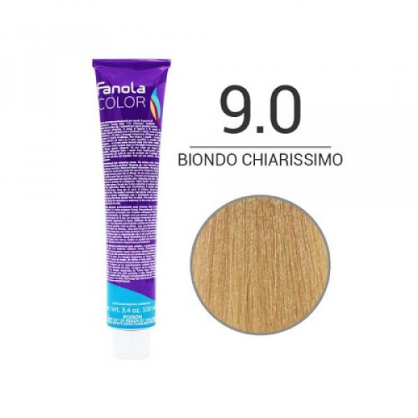 Colorazione in Crema 9.0  biondo chiarissimo- FANOLA - 100ml