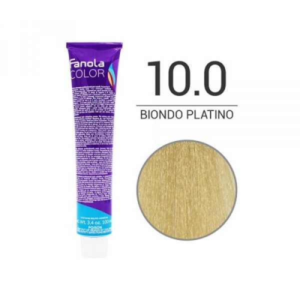 Colorazione in Crema  10.0 biondo platino- FANOLA - 100ml