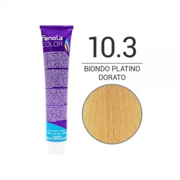 Colorazione in Crema  10.3 biondo platino dorato- FANOLA - 100ml