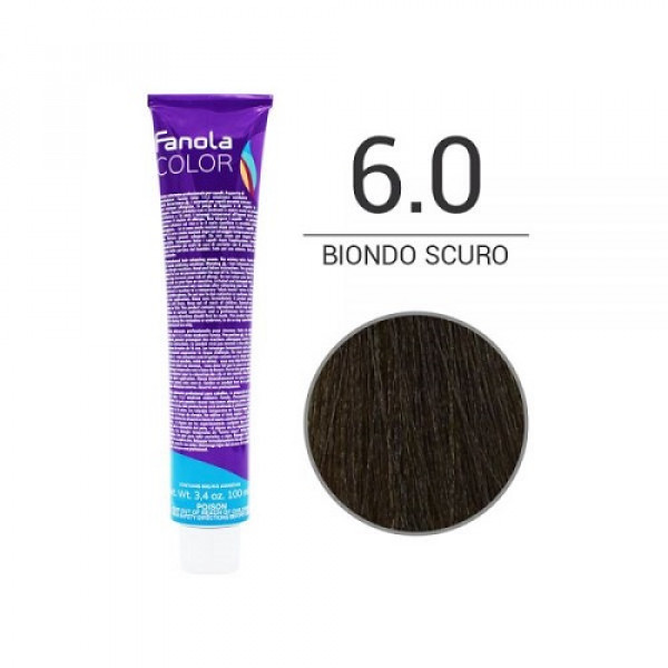 Colorazione in Crema 6.0 biondo scuro- FANOLA - 100ml