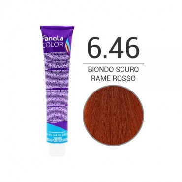 Colorazione in Crema  6.46 biondo scuro rame roso- FANOLA - 100ml