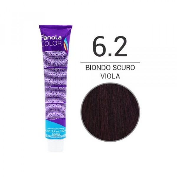  Colorazione in Crema 6.2 biondo scuro viola - FANOLA - 100ml