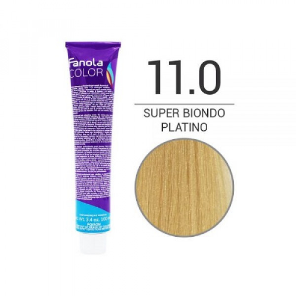 Colorazione in Crema 11.0 super biondo platino - FANOLA - 100ml