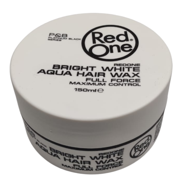 RedOne BRIGHT WHITE AQUA HAIR WAX FULL FORCE 150ml